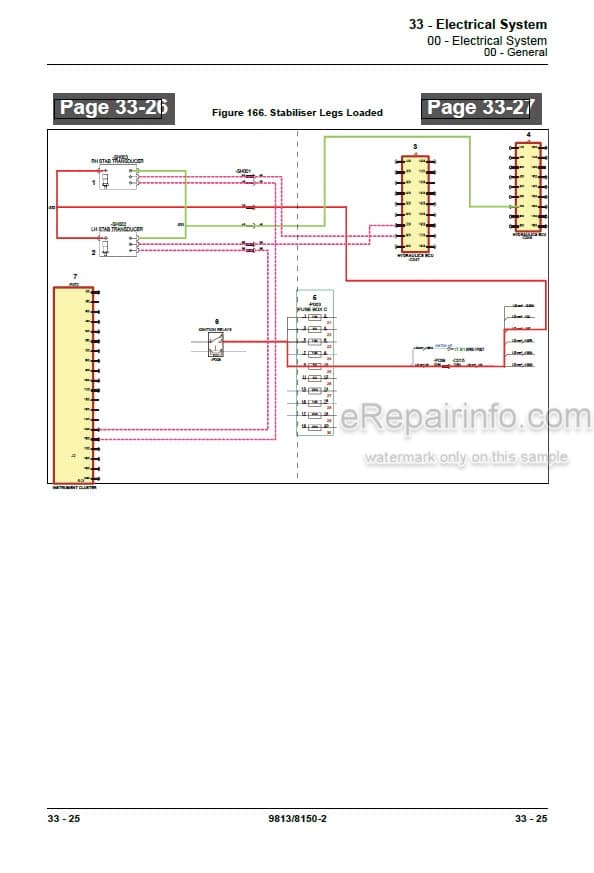 Photo 6 - JCB 535-v125 540-170 540-200 540-v140 540-v180 Work Platform Loadall Service Manual Telescopic Handler 9813-8150