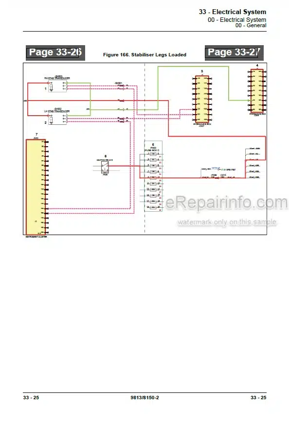 Photo 6 - JCB 535-v125 540-170 540-200 540-v140 540-v180 Work Platform Loadall Service Manual Telescopic Handler 9813-8150