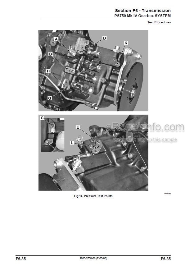 Photo 3 - JCB 540-170 550-140 540-140 550-170 535-125 Hi Viz 535-140 Hi Viz Service Manual Telescopic Handler 9803-3750