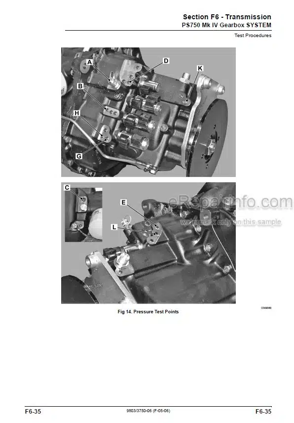Photo 4 - JCB 540-170 550-140 540-140 550-170 535-125 Hi Viz 535-140 Hi Viz Service Manual Telescopic Handler 9803-3750
