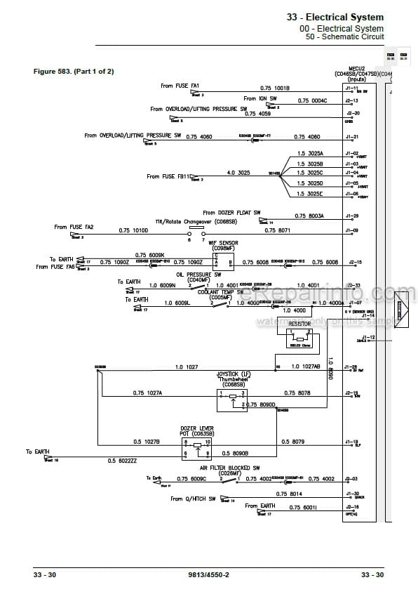 Photo 6 - JCB 65R-1 Service Manual Compact Excavator 9813-4550