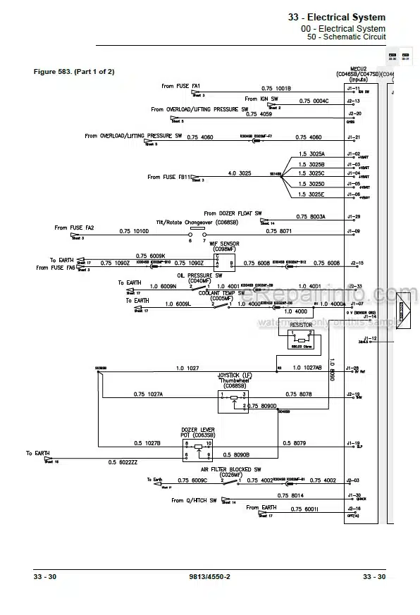 Photo 6 - JCB 65R-1 Service Manual Compact Excavator 9813-4550