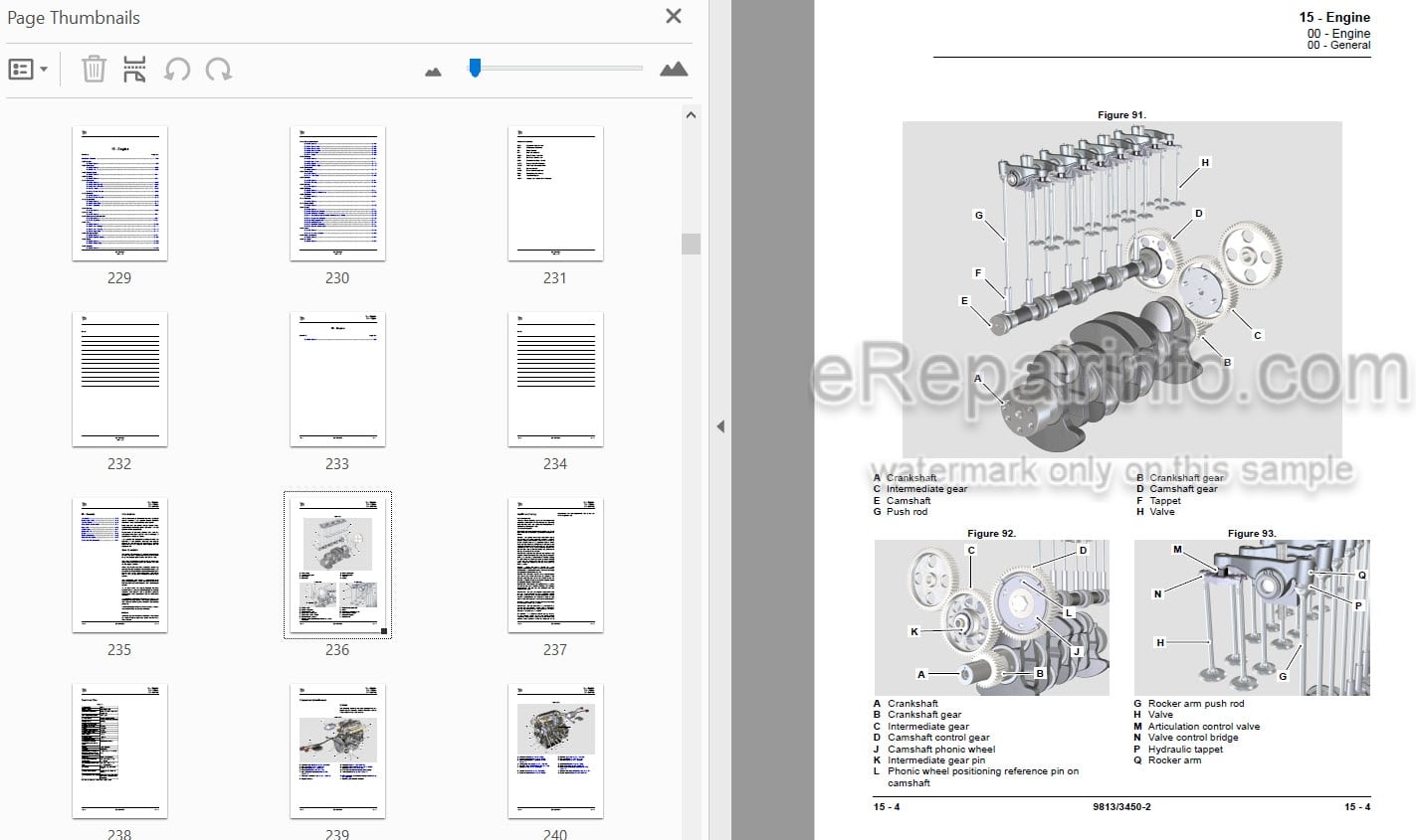 Photo 4 - JCB 67C-1 Service Manual Compact Excavator 9813-3450