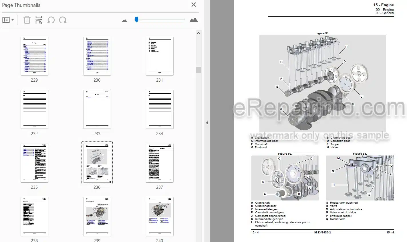 Photo 4 - JCB 67C-1 Service Manual Compact Excavator 9813-3450