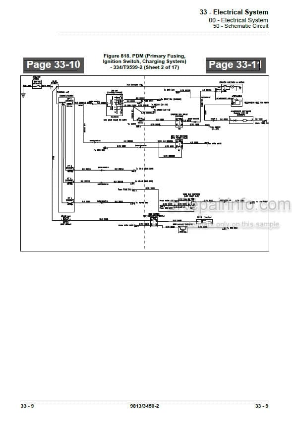 Photo 3 - JCB 67C-1 Service Manual Compact Excavator 9813-3450