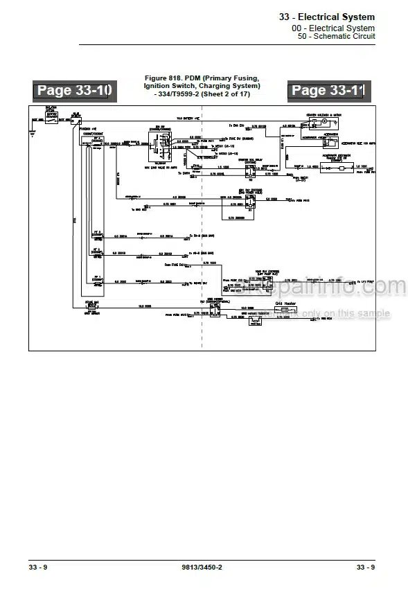 Photo 3 - JCB 67C-1 Service Manual Compact Excavator 9813-3450