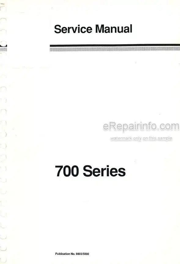 Photo 5 - JCB 712 716 Service Manual Articulated Dump Truck 9803-5000