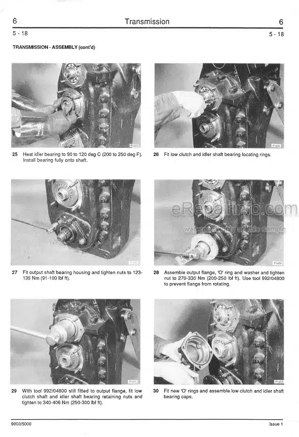 Photo 10 - JCB 712 716 Service Manual Articulated Dump Truck 9803-5000