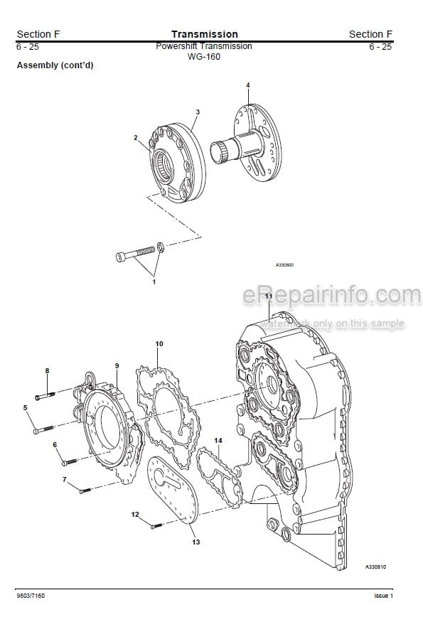 Photo 6 - JCB 714 718 Service Manual Articulated Dump Truck 9803-7160