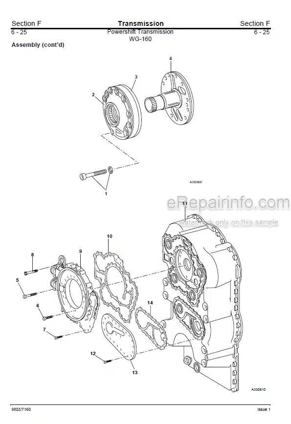 Photo 6 - JCB 714 718 Service Manual Articulated Dump Truck 9803-7160