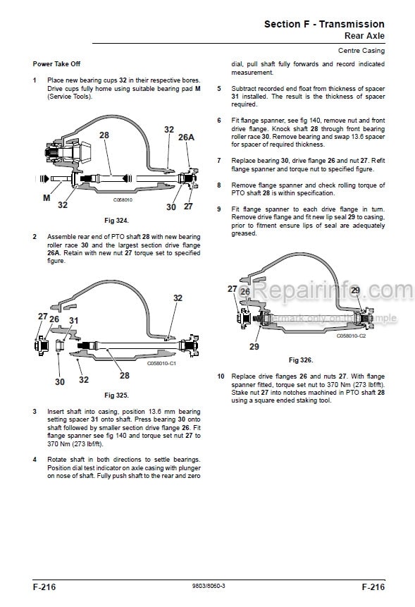 Photo 7 - JCB 7170 7200 7230 P-Tronic Fastrac Service Manual Tractor 9803-8060