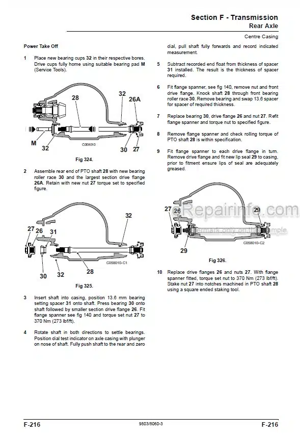 Photo 13 - JCB 7170 7200 7230 P-Tronic Fastrac Service Manual Tractor 9803-8060