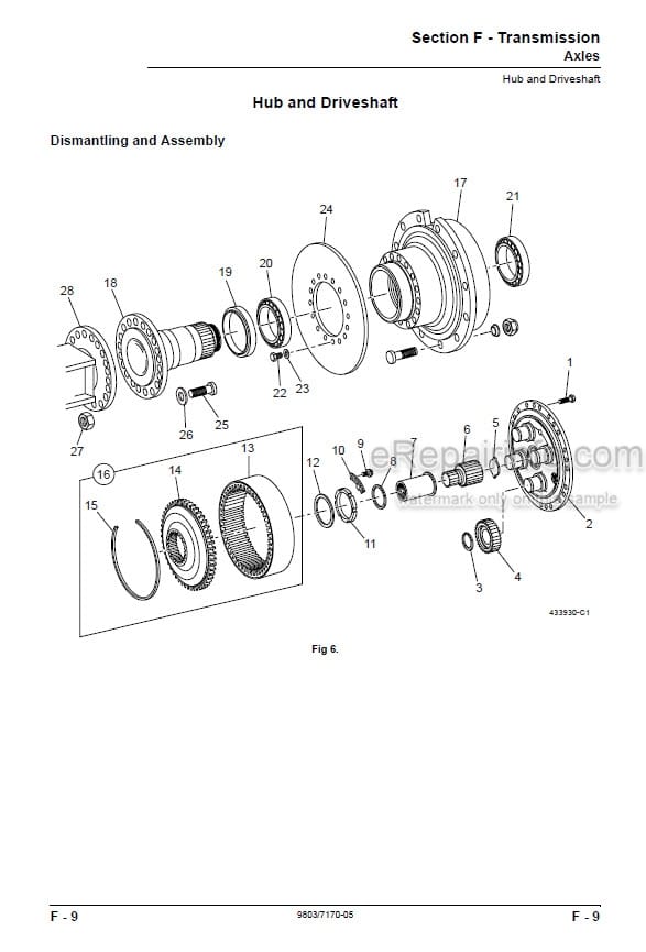 Photo 6 - JCB 722 Service Manual Articulated Dump Truck 9803-7170