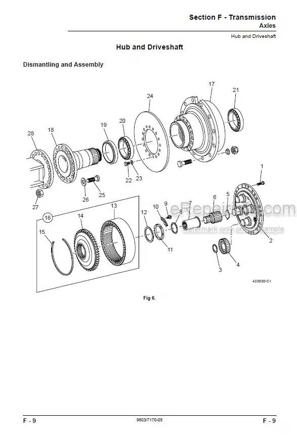 Photo 6 - JCB 722 Service Manual Articulated Dump Truck 9803-7170