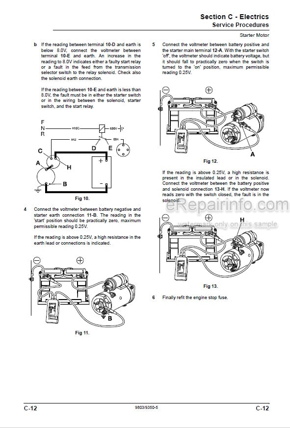 Photo 7 - JCB 8027Z 8032Z Service Manual Compact Excavator 9803-9300