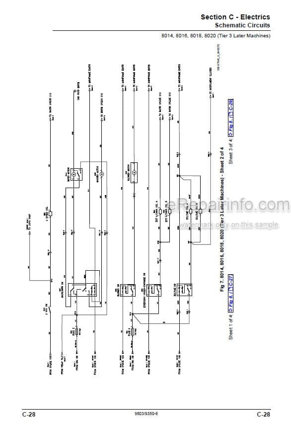Photo 6 - JCB 8014 8016 8018 8020 Service Manual Compact Excavator 9803-9350