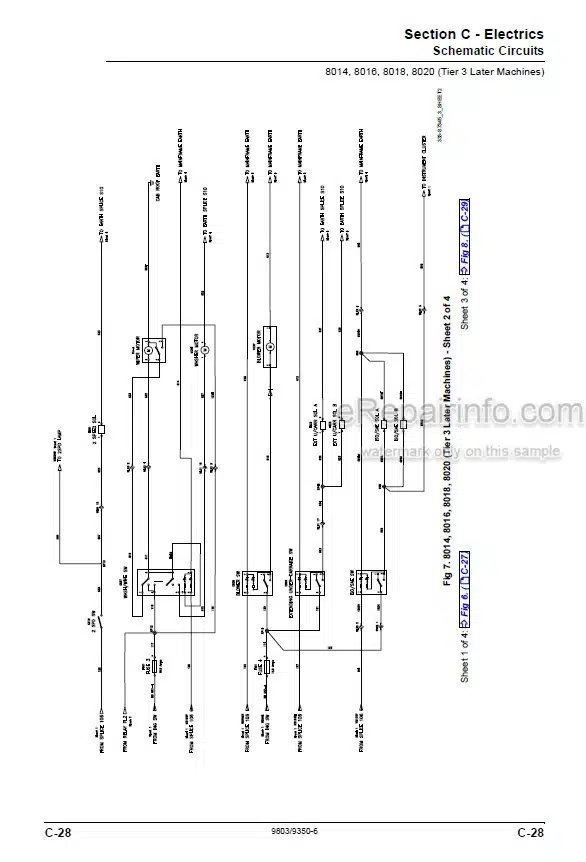 Photo 6 - JCB 8014 8016 8018 8020 Service Manual Compact Excavator 9803-9350