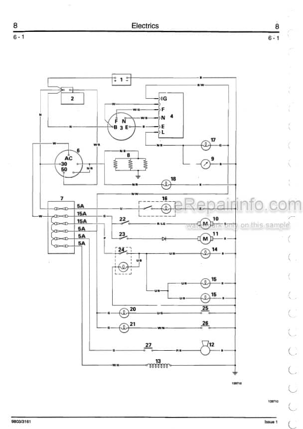 Photo 6 - JCB 801 Service Manual Compact Excavator 9803-3161