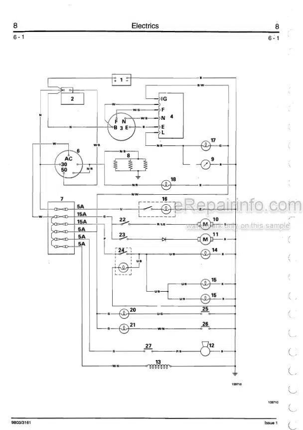 Photo 6 - JCB 801 Service Manual Compact Excavator 9803-3161