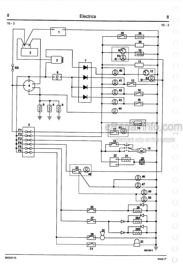Photo 6 - JCB 802.7 803 804 Service Manual Mini Excavator 9803-3110