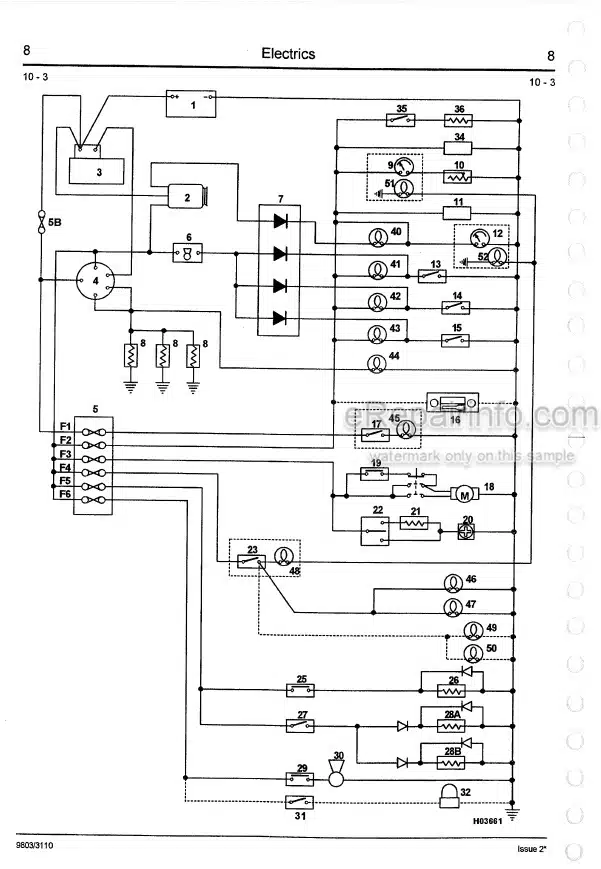 Photo 6 - JCB 802.7 803 804 Service Manual Mini Excavator 9803-3110