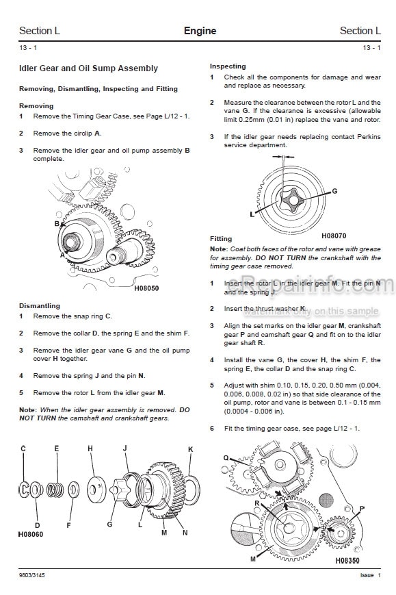 Photo 12 - JCB 802.7 803 804 Super Plus Service Manual Compact Excavator 9803-3145