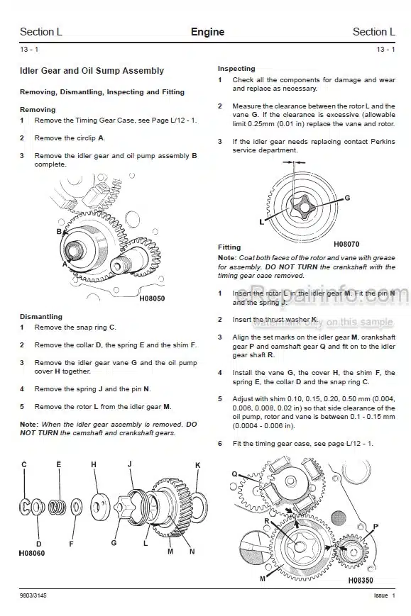 Photo 1 - JCB 802.7 803 804 Super Plus Service Manual Compact Excavator 9803-3145