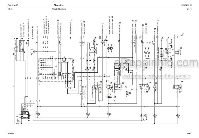Photo 6 - JCB 8027Z 8032Z Service Manual Compact Excavator 9803-9300