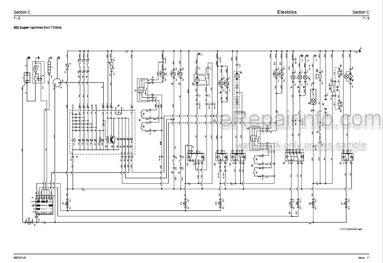 Photo 3 - JCB 802 802.4 802 Super Service Manual Compact Excavator 9803-3140