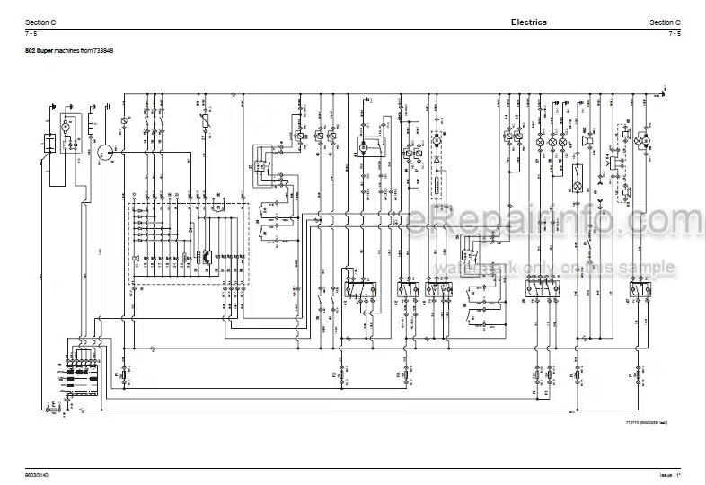 Photo 3 - JCB 802 802.4 802 Super Service Manual Compact Excavator 9803-3140