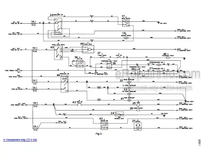 Photo 6 - JCB 8061 Service Manual Compact Excavator 9813-1750