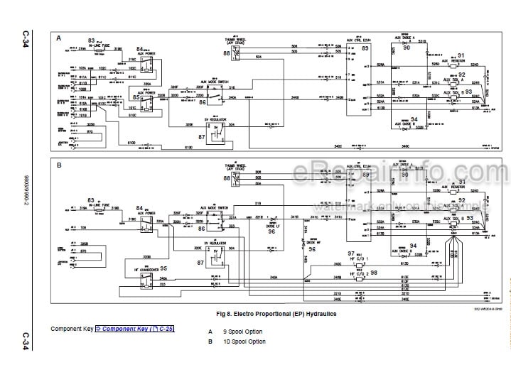 Photo 3 - JCB 8085 Service Manual Compact Excavator 9803-9990