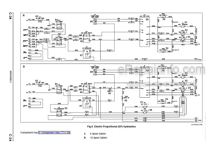 Photo 3 - JCB 8085 Service Manual Compact Excavator 9803-9990