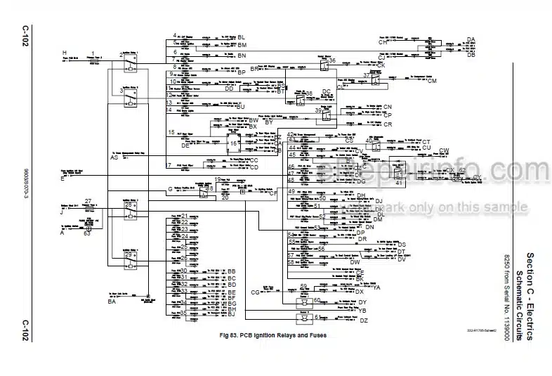 Photo 6 - JCB 8250 Fastrac Service Manual Tractor