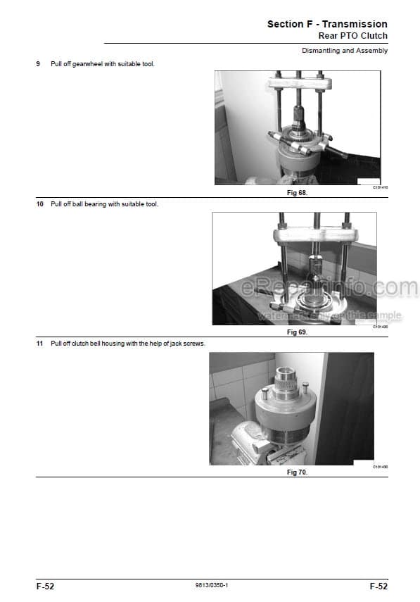 Photo 2 - JCB 8280 8310 Fastrac Service Manual Tractor 9813-0350