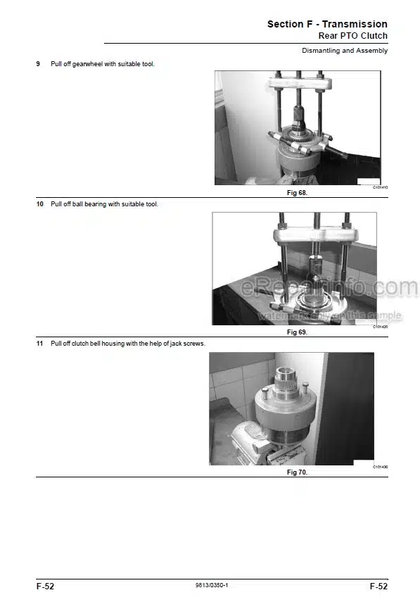 Photo 2 - JCB 8280 8310 Fastrac Service Manual Tractor 9813-0350