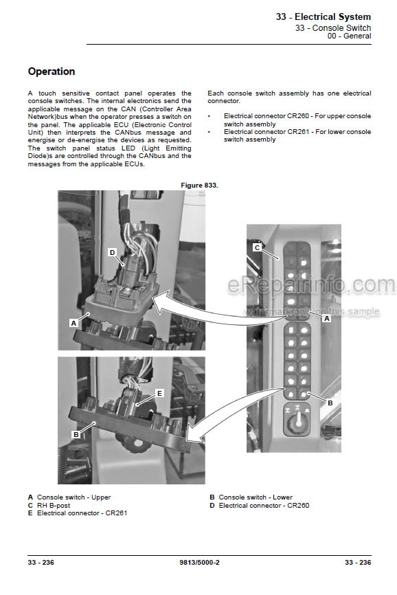 Photo 10 - JCB 8290 8330 Fastrac Service Manual Tractor 9813-5000