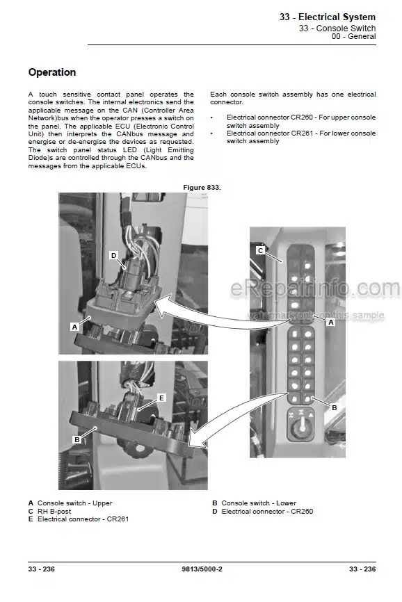 Photo 12 - JCB 8290 8330 Fastrac Service Manual Tractor 9813-5000
