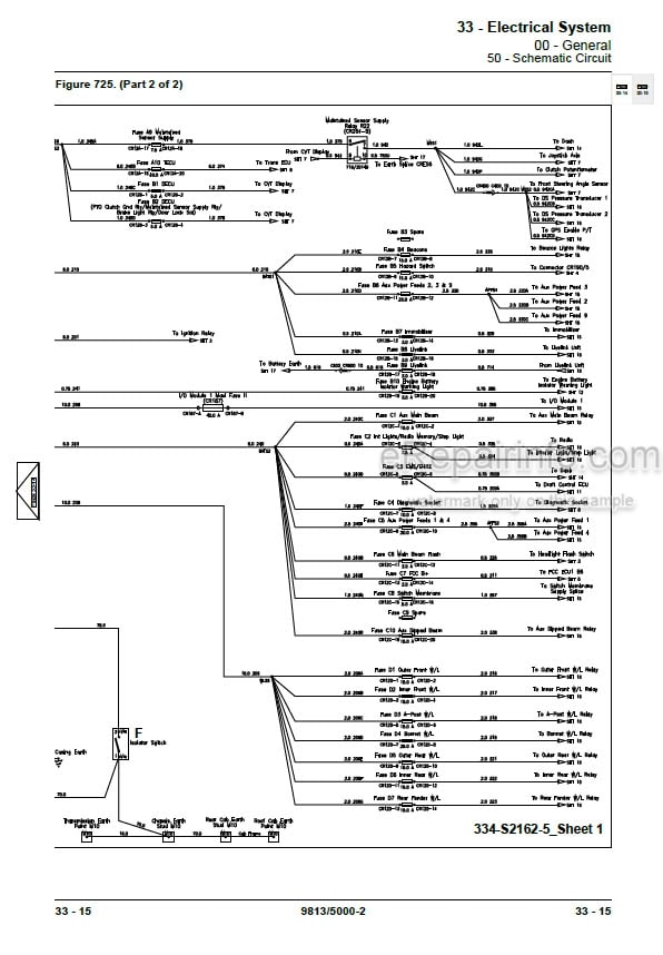 Photo 6 - JCB 8290 8330 Fastrac Service Manual Tractor 9813-5000