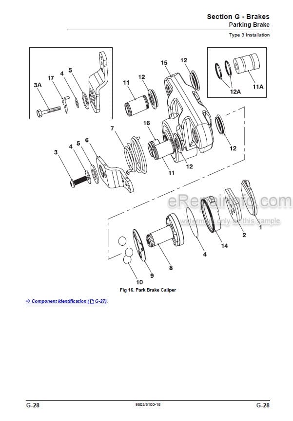 Photo 3 - JCB 926 930 940 950 Service Manual Rough Terrain Forklift Truck 9803-5100