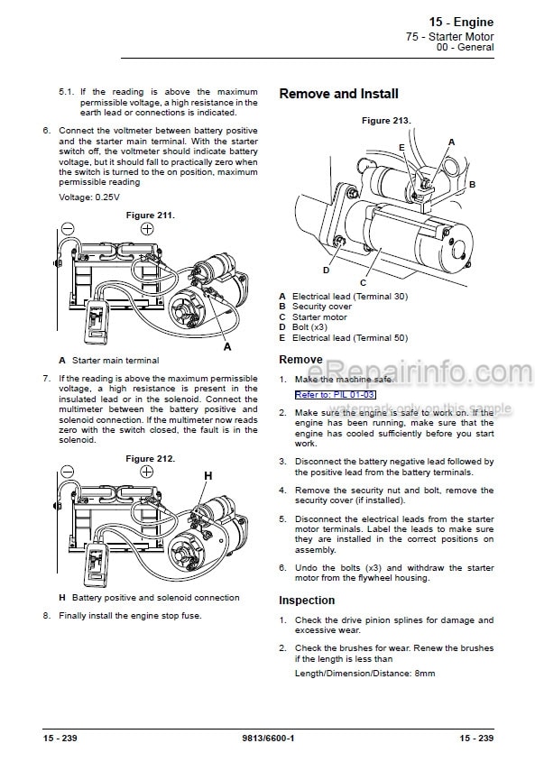 Photo 3 - JCB 926 930 940 945 950 Service Manual Rough Terrain Forklift Truck 813-6600