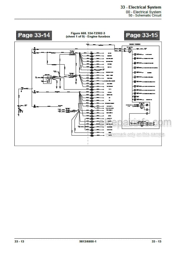 Photo 6 - JCB 926 930 940 945 950 Service Manual Rough Terrain Forklift Truck 813-6600