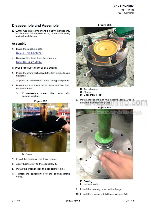 Photo 12 - JCB CT160 CT260 Service Manual Tandem Roller 9813-7750
