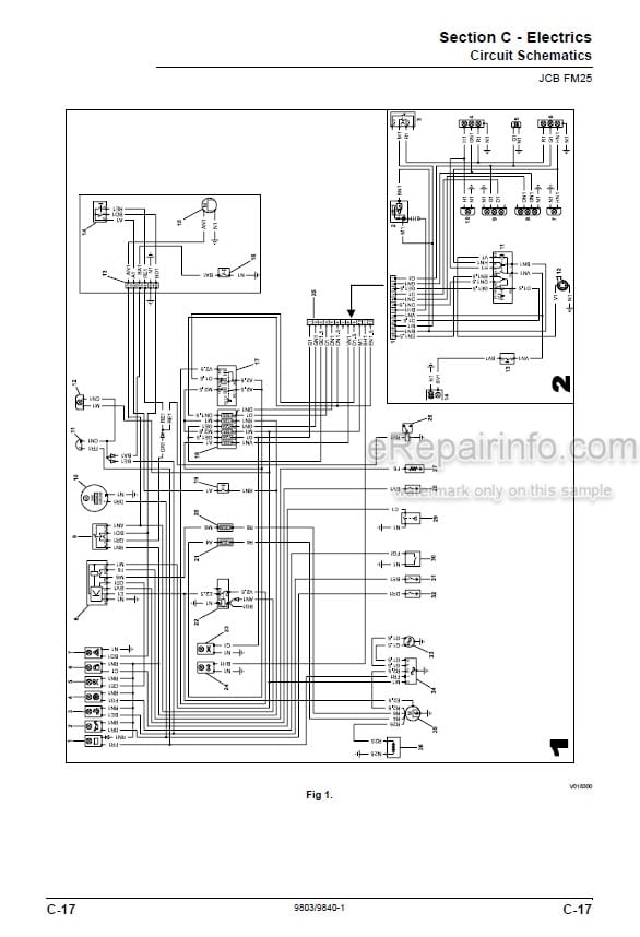 Photo 5 - JCB FM25 Ground Care Service Manual Mower 9803-9840