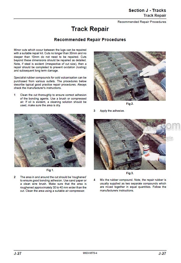 Photo 3 - JCB HTD5 Dumpster Service Manual Dumper 9803-9570