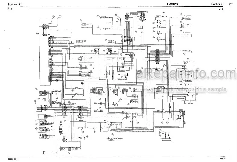 Photo 6 - JCB JS110 JS130 JS150LC Service Manual Excavator 9803-6100
