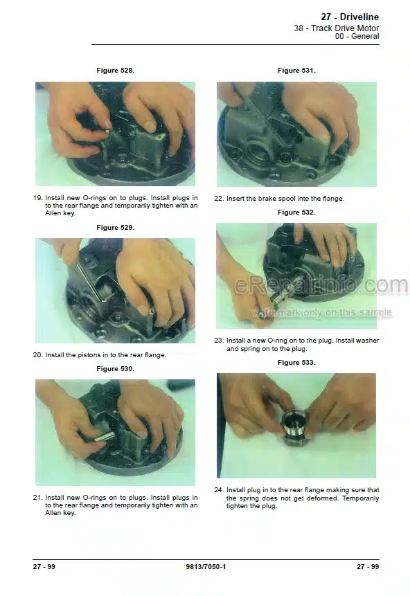 Photo 6 - JCB JS115 JS115 T2-3 JS130 JS130 T2-3 JS145 Service Manual Excavator 9813-7050