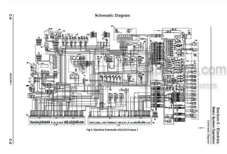 Photo 6 - JCB JS115 JS130 JS145 Tier III Auto Service Manual Excavator 9803-9860