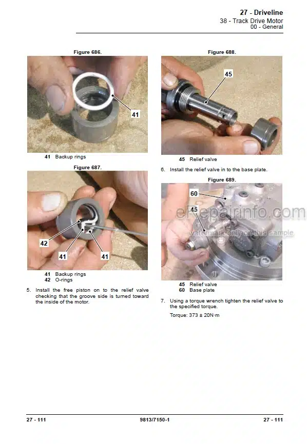 Photo 4 - JCB JS115 JS130 JS131 JS145 JS160 JS180 JS190 Service Manual Excavator 9813-7150