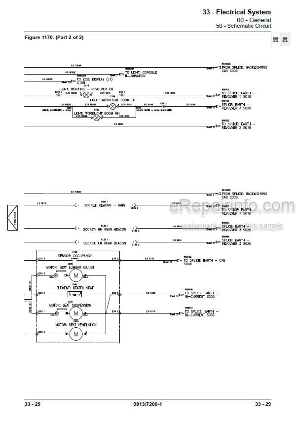 Photo 6 - JCB JS115 JS130 JS145 JS160 JS180 JS190 Service Manual Excavator 9813-7200